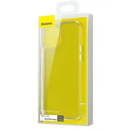 Ультратонка панель-накладка BASEUS Simple Series Apple iPhone 13 Pro Max ARAJ000202 Transparent - мініатюра 3