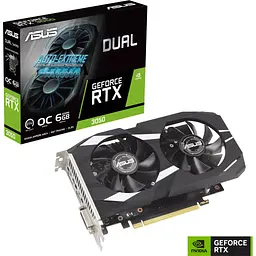 Відеокарта ASUS GeForce RTX3050 6Gb DUAL OC (DUAL-RTX3050-O6G) - мініатюра 12