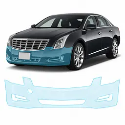 Антигравійна захисна бронеплівка за лекалами для Cadillac XTS I 2013-2019 - передній бампер