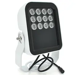 Инфракрасный прожектор ИК Voltronic GY70012 на 12 диодов, 12V, 15W, до 100м, угол обзора 90° - мініатюра 1