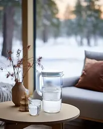 Фільтр-глечик Brita ONE LED MXpro скляний синій (1061076) - мініатюра 8