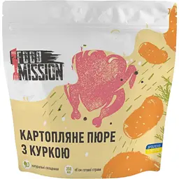 Пюре картопляне з курячим філе Food Mission 75 г