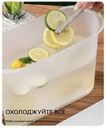 Функціональний диспенсер Semi Dispenser 2л з дозатором, White для води лимонаду та соку - мініатюра 4