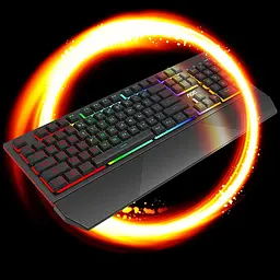 Клавіатура ігрова мембранно-механічна AOC GK200 Gaming RGB райдужна підсвітка (GK200D32R) - мініатюра 5