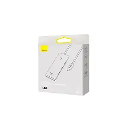 Концентратор Baseus USB-C to 4xUSB 3.0 1.0m black (WKQX030401) - мініатюра 5