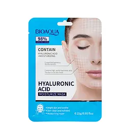 Маска для обличчя зволожуюча Bioaqua Hyaluronic Acid з гіалуроновою кислотою 25 мл BQY80878