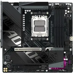 Материнська плата AM5 Gigabyte B850M AORUS ELITE WIFI6E, B850, 4xDDR5, Int.Video (CPU), 4xSATA3, 2xM.2, 1xPCI-E 5.0 x16, 1xPCI-E 3.0 x16, Realtek 7.1, Realtek 2.5GbE, WiFi 6E, Bluetooth 5.3, 10xUSB 3.2 / 8xUSB 2.0, HDMI/DP, MicroATX - мініатюра 2