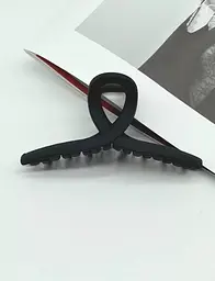 Заколка для волосся крабик 11×5.5 см чорний