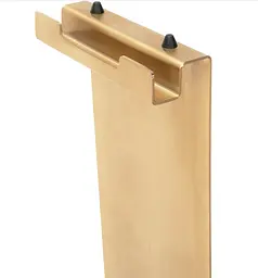 Полиця Rea Tori brushed gold на душову стінку REA-85001, Золотий - мініатюра 3