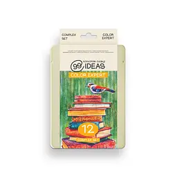 Набір олівців кольорових 99IDEAS "Color Expert" 12 кол., Complex Set, метал. коробка, 99CE-12CMPL