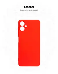 Чехол ArmorStandart ICON для Samsung A06 (A065) Camera cover Red (ARM80136) - мініатюра 3