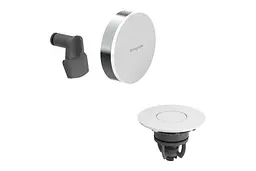 Злив-перелив Hansgrohe Exafill II, зовнішня частина до сифона для ванни з наповненням chrome/white gloss 58119000
