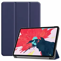Чохол-книжка Smart Leather Case для iPad Pro 12.9" 2020 [Midnight Blue] AAA [48628] - мініатюра 4