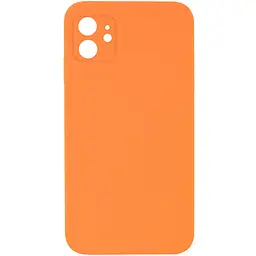 Чохол Silk Square Full Camera Protective (AA) NO LOGO для Apple iPhone 11 (6.1") Помаранчевий / Papaya