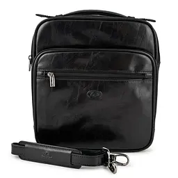 Чоловіча шкіряна сумка Tony Perotti Italico 7058 nero (90634) чорна
