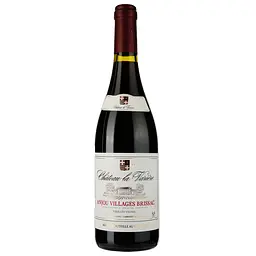 Вино Chateau La Variere Anjou Villages Brissac Vieilles Vignes AOP 2020, червоне, сухе, 0.75 л