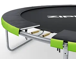 Батут із внутрішньою сіткою Zipro Jump Pro 14 футів 435 см чорно-зелений (5902659840745) - мініатюра 4