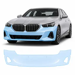 Антигравійна захисна бронеплівка за лекалами для BMW i5 G60 2023- передній бампер