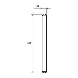 Лампочка Eurolamp T8 скло 9W 6500K (LED-T8-9W/6500(OS))