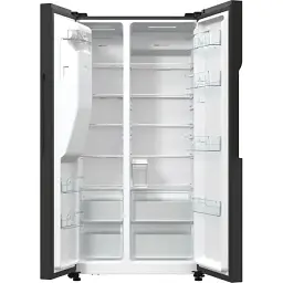 Холодильник Gorenje SBS 179х70х92 см 2 двері 376(190) л А++ NF+ Інв. диспенсер генератор льоду Зовн. Диспл чорний - мініатюра 8