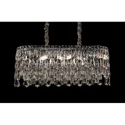 Кришталева люстра у хромі 80*30 Linisoln 7073-80*30