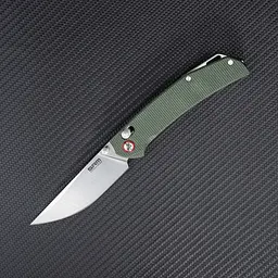 Ніж складаний SRM Asika 411L-MG, зелений - мініатюра 5