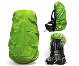 Чохол для рюкзака 80 л raincover зелений