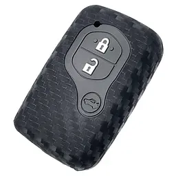 Чохол для автоключів Toyota ZN 2 силікон карбон оригінал (1021) (3893)