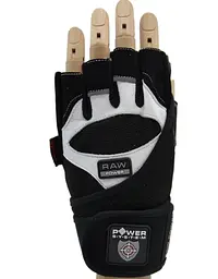 Рукавички для фітнесу Power System PS-2850, Black/White - M - мініатюра 2