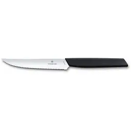 Кухонний ніж Victorinox Swiss Modern SteakPizza 12 см Serrated Black (6.9003.12W) - мініатюра 2