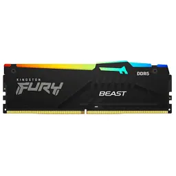 Модуль пам'яті для комп'ютера DDR5 64GB (2x32GB) 5200 MHz Beast RGB EXPO Black Kingston Fury (ex.HyperX) (KF552C40BB2AK2-64) - мініатюра 4