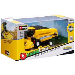 Автомодель Bburago 18-31721 New Holland TC5.90 зернозбиральний комбайн з зерновою жниваркою - мініатюра 3