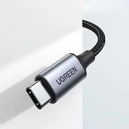 Кабель Ugreen Mini Jack 3.5mm to USB Type C CM450 DAC-чіп 1м Black (25108) - мініатюра 3
