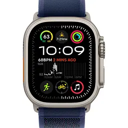 Смарт-годинник Apple Watch Ultra 2 49mm Natural Titanium Case with Blue Trail Loop M/L (MX4L3) [114935] - мініатюра 2