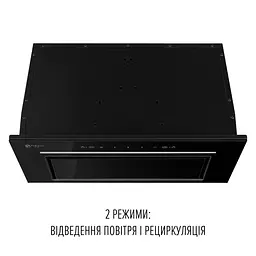 Витяжка повновбудована PERFELLI DESIGN FILINI 6 NERO - мініатюра 9
