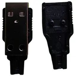 USB роз'єм під пайку black