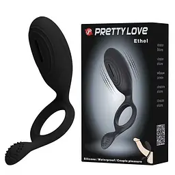 Ерекційне кільце з вібрацією Pretty Love Ethel Baile BI-026220 88024 - мініатюра 1