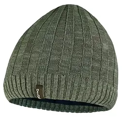 Водонепроникна шапка DexShell Heathered Rib Knit Beanie, onesize (56-58 см), хаке