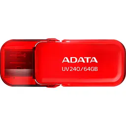 Флеш-накопичувач Adata Flash 64Gb USB 2.0 AUV 240 Red (AUV240-64G-RRD) - мініатюра 2