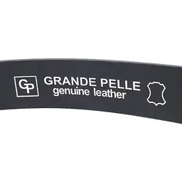 Шкіряний чоловічий ремінь GRANDE PELLE 3,4х120 см acs0026883 - мініатюра 5