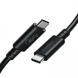 Кабель Choetech USB4 Type-C-Type-C 0.8 м. Black (XCC-1028-BK) - мініатюра 2