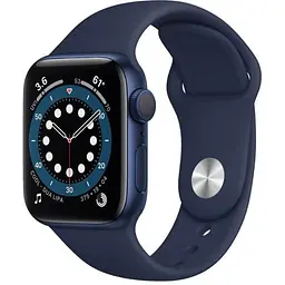 Смарт-годинник Apple Watch Series 6 GPS 40 mm Blue Aluminum Case w. Deep Navy Sport B. (MG143)