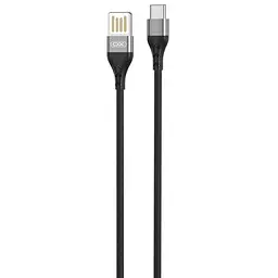 USB Кабель XO NB188 Type-C Double-sided 2.4A 1.0m Сірий