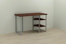 Комп'ютерний стіл Ferrum-decor Кевін 75x140x70 сірий ДСП Венге 32мм (FRD-105886)
