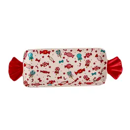Блюдо сервірувальне новорічне для закусок Yiwu Merry Christmas 35×12.5 см прямокутне з ручками CR-1-29 - мініатюра 2