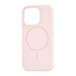 Чохол Silicone Case Full Cover with MagSafe iPhone 16 Pro Pink Sand