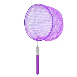 Сачок для метеликів Bambi MS 4387(Violet) телескопічна ручка 35 см/83 см, діаметр 19 см