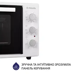 Електрична піч Minola FOET 3714 WH - мініатюра 3