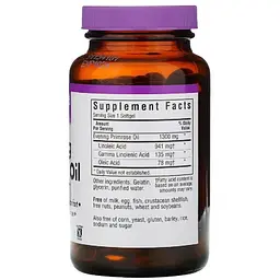 Олія примули вечірньої Bluebonnet Nutrition 1300 мг 60 капсул - мініатюра 2