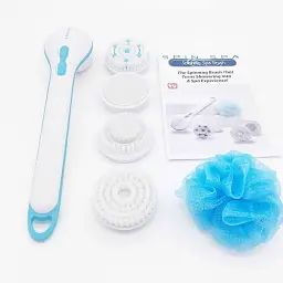 Масажна щітка для тіла електрична No Brand Spin Spa Brush (2091116714) - мініатюра 5